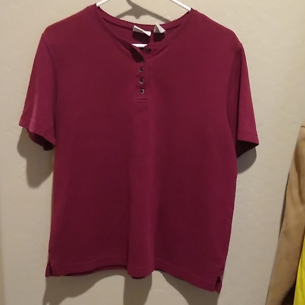 Red blouse